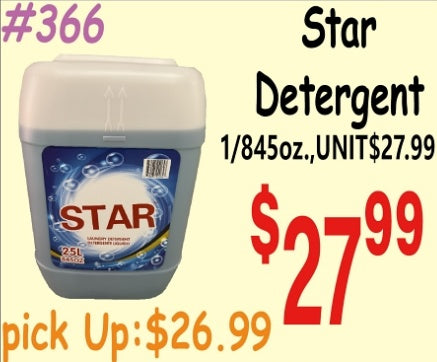 Star Detergent 1/845oz