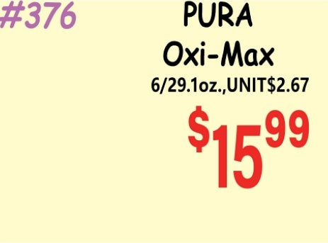 PURA Oxi-Max 6/29.1oz