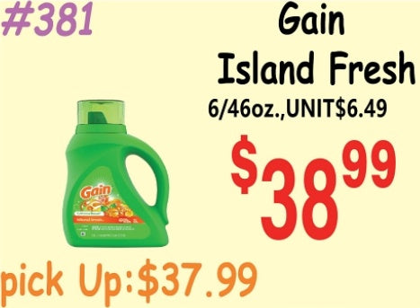 Gain Island Fresh 6/46oz
