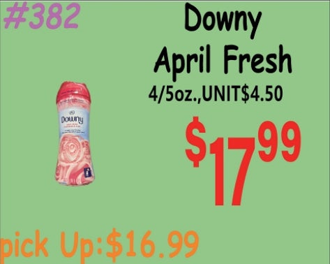 Downy April Fresh 4/104oz