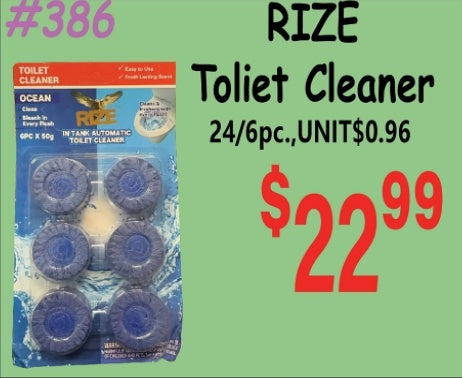 RIZE Toilet Cleaner Ocean 24/6pc