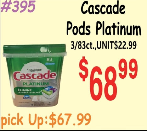 Cascade Pods Platinum 3/83ct