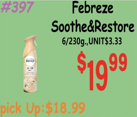 Febreze Soothing&Restore 6/230g