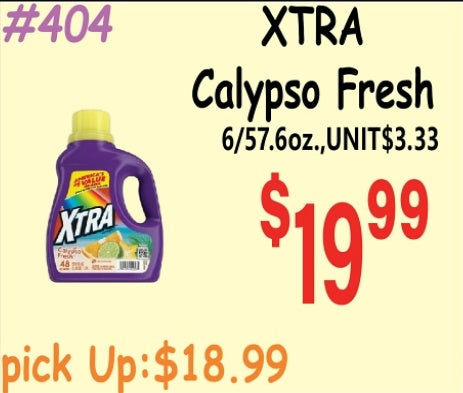 XTRA Calypso Fresh 6/75oz