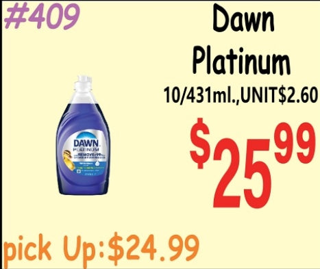 Dawn Platinum 10/431ml
