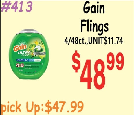 Gain Flings 4/148oz