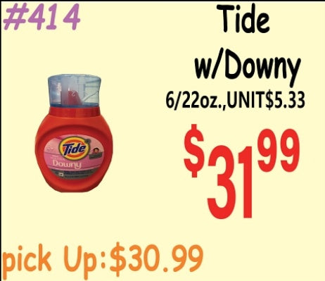 Tide w/Downy 6/22oz